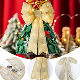 Maxbell Christmas Hanging Charms with Lights Chic Gift for Parties Bedroom Backyard Gold
