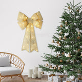 Maxbell Christmas Hanging Charms with Lights Chic Gift for Parties Bedroom Backyard Gold