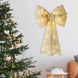 Maxbell Christmas Hanging Charms with Lights Chic Gift for Parties Bedroom Backyard Gold