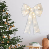 Maxbell Christmas Hanging Charms with Lights Chic Gift for Parties Bedroom Backyard Silver