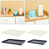 Maxbell Serving Platter Ornament Container Plate for Parties Restaurant Countertop White Large