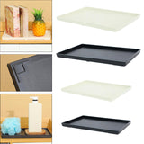 Maxbell Serving Platter Ornament Container Plate for Parties Restaurant Countertop White Large