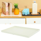 Maxbell Serving Platter Ornament Container Plate for Parties Restaurant Countertop White Large