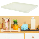 Maxbell Serving Platter Ornament Container Plate for Parties Restaurant Countertop White Large