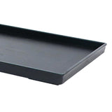 Maxbell Serving Platter Ornament Container Plate for Parties Restaurant Countertop Black Large