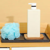 Maxbell Serving Platter Ornament Container Plate for Parties Restaurant Countertop Black Large