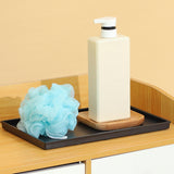 Maxbell Serving Platter Ornament Container Plate for Parties Restaurant Countertop Black Large