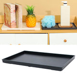 Maxbell Serving Platter Ornament Container Plate for Parties Restaurant Countertop Black Large