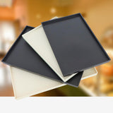 Maxbell Serving Platter Ornament Container Plate for Parties Restaurant Countertop White Small