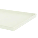 Maxbell Serving Platter Ornament Container Plate for Parties Restaurant Countertop White Small