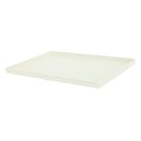 Maxbell Serving Platter Ornament Container Plate for Parties Restaurant Countertop White Small