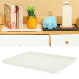 Maxbell Serving Platter Ornament Container Plate for Parties Restaurant Countertop White Small