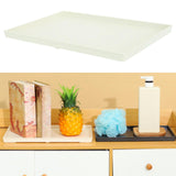 Maxbell Serving Platter Ornament Container Plate for Parties Restaurant Countertop White Small