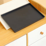 Maxbell Serving Platter Ornament Container Plate for Parties Restaurant Countertop Black Small