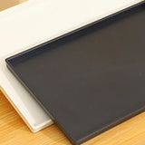 Maxbell Serving Platter Ornament Container Plate for Parties Restaurant Countertop Black Small