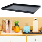 Maxbell Serving Platter Ornament Container Plate for Parties Restaurant Countertop Black Small