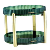 Maxbell Rotating Makeup Organizer Spice Rack Cosmetic Organiser for Dressing Table Green