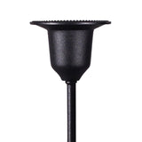 Maxbell Set of 3Pcs Candle Holders Matte Black Candlestick Holders Durable Adornment