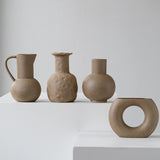 Maxbell Ceramic Vase Modern Simple Ornaments for Room Wedding Housewarming Gift 12.3cmx19.5cm