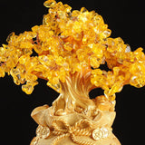 Maxbell Feng Shui Money Tree Tabletop Ornament for Indoor Spring Festival Decoration L StyleA