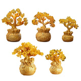 Maxbell Feng Shui Money Tree Tabletop Ornament for Indoor Spring Festival Decoration L StyleA