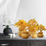 Maxbell Feng Shui Money Tree Tabletop Ornament for Indoor Spring Festival Decoration L StyleA