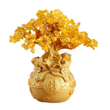 Maxbell Feng Shui Money Tree Tabletop Ornament for Indoor Spring Festival Decoration L StyleA