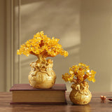 Maxbell Feng Shui Money Tree Tabletop Ornament for Indoor Spring Festival Decoration S StyleA