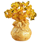 Maxbell Feng Shui Money Tree Tabletop Ornament for Indoor Spring Festival Decoration S StyleA