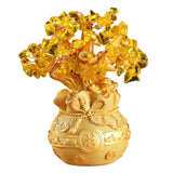 Maxbell Feng Shui Money Tree Tabletop Ornament for Indoor Spring Festival Decoration S StyleA