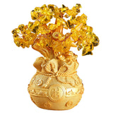 Maxbell Feng Shui Money Tree Tabletop Ornament for Indoor Spring Festival Decoration S StyleA