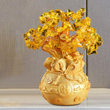 Maxbell Feng Shui Money Tree Tabletop Ornament for Indoor Spring Festival Decoration S StyleA