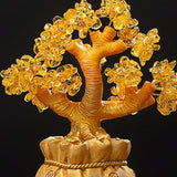 Maxbell Feng Shui Money Tree Tabletop Ornament for Indoor Spring Festival Decoration L StyleC