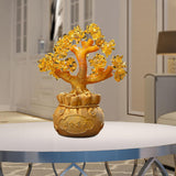 Maxbell Feng Shui Money Tree Tabletop Ornament for Indoor Spring Festival Decoration L StyleC