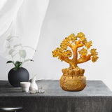 Maxbell Feng Shui Money Tree Tabletop Ornament for Indoor Spring Festival Decoration L StyleC