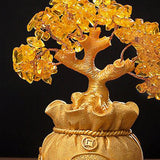 Maxbell Feng Shui Money Tree Tabletop Ornament for Indoor Spring Festival Decoration M StyleC