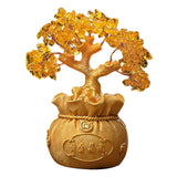 Maxbell Feng Shui Money Tree Tabletop Ornament for Indoor Spring Festival Decoration M StyleC