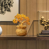 Maxbell Feng Shui Money Tree Tabletop Ornament for Indoor Spring Festival Decoration M StyleC