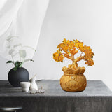 Maxbell Feng Shui Money Tree Tabletop Ornament for Indoor Spring Festival Decoration M StyleC
