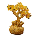 Maxbell Feng Shui Money Tree Tabletop Ornament for Indoor Spring Festival Decoration S StyleC