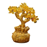 Maxbell Feng Shui Money Tree Tabletop Ornament for Indoor Spring Festival Decoration S StyleC