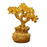 Maxbell Feng Shui Money Tree Tabletop Ornament for Indoor Spring Festival Decoration S StyleC