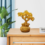 Maxbell Feng Shui Money Tree Tabletop Ornament for Indoor Spring Festival Decoration S StyleC