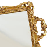 Maxbell Mirror Tray Rectangle Decorative Tray for Living Room Dinner Table Bathroom