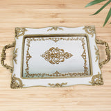 Maxbell Mirror Tray Dresser Organizer Fruit Plate Candy Display Tray Serving Tray Printing