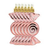 Maxbell 6 Pieces Christmas Tree Decorations Candy Ornaments for Holiday New Year Rose Gold
