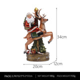 Maxbell Santa Statues Decoration with Lights for Office Desk Table Girls Boys