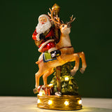 Maxbell Santa Statues Decoration with Lights for Office Desk Table Girls Boys