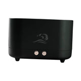 Maxbell Flame Humidifier Aroma Diffuser USB Powered Quiet for Office Bedroom Home Black