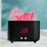 Maxbell Flame Humidifier Aroma Diffuser USB Powered Quiet for Office Bedroom Home Black